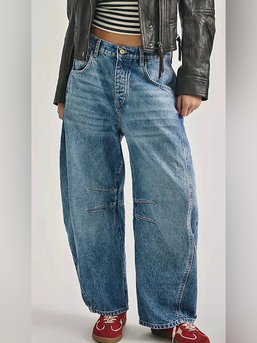 we the free good luck barrel jeans